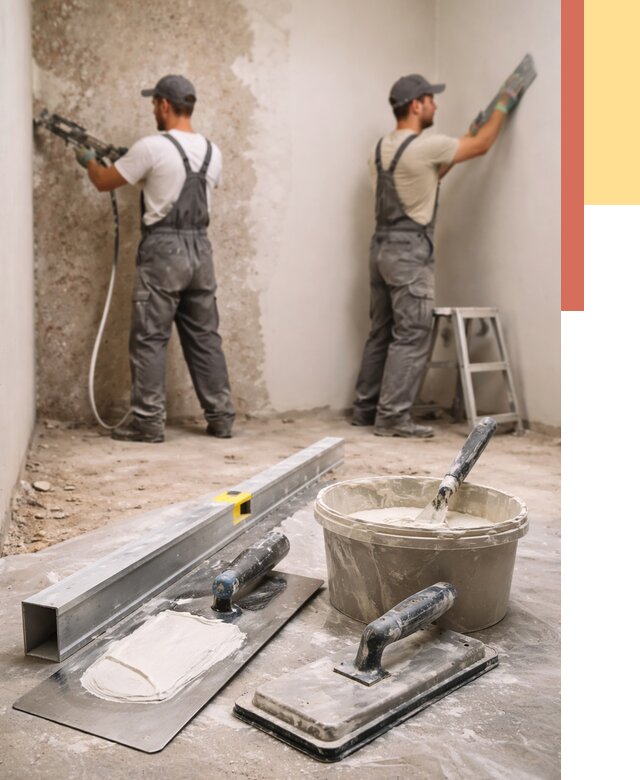 Штукатурка стен под обои в Чебаркуле от 4832 руб./м2 — выравнивание под обои | ОТДЕЛОЧНИК-Чбр