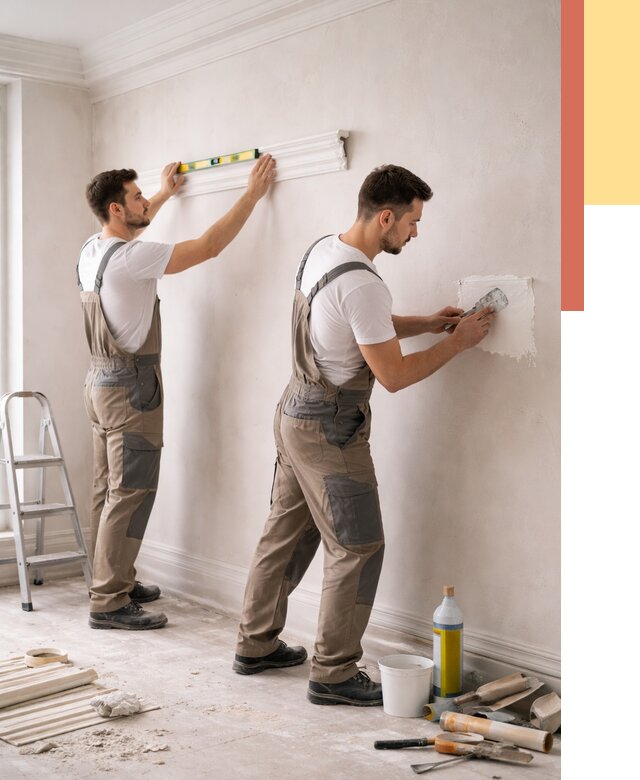 Монтаж лепнины на стены в Чебаркуле от 4832 руб. — недорого, быстро | ОТДЕЛОЧНИК-Чбр