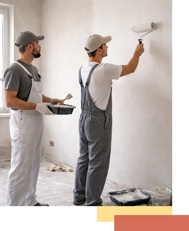 Покраска стен водоэмульсионной краской в Чебаркуле