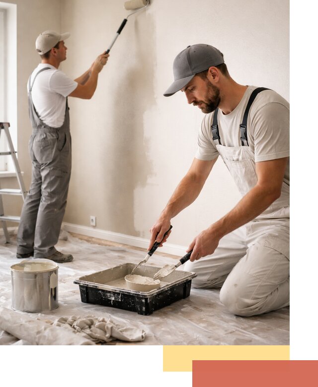 Покраска стен в квартире в Чебаркуле — профессионально и аккуратно