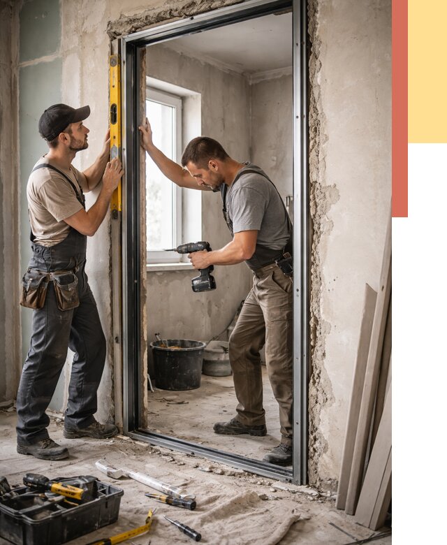 Закладка дверного проема в Чебаркуле от 3758 руб. — быстро и недорого | ОТДЕЛОЧНИК-Чбр