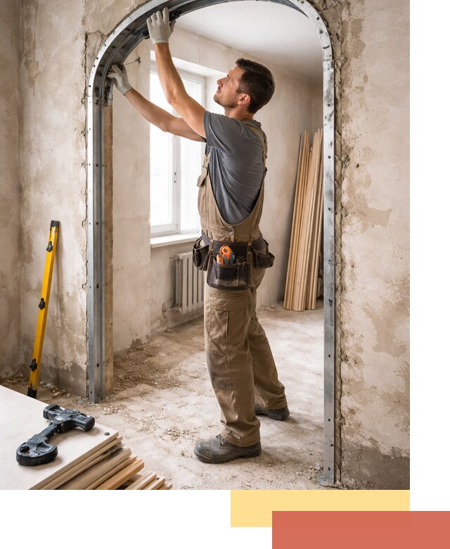 Устройство арочного проема в Чебаркуле под ключ