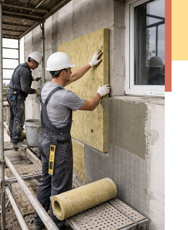 Утепление стен в Чебаркуле от 4617 руб. под ключ — быстро и недорого | ОТДЕЛОЧНИК-Чбр