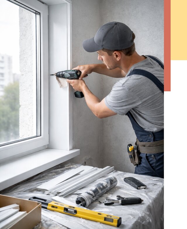 Установка пластиковых откосов в Чебаркуле от 2416 руб. | ОТДЕЛОЧНИК-Чбр монтаж, быстро и недорого