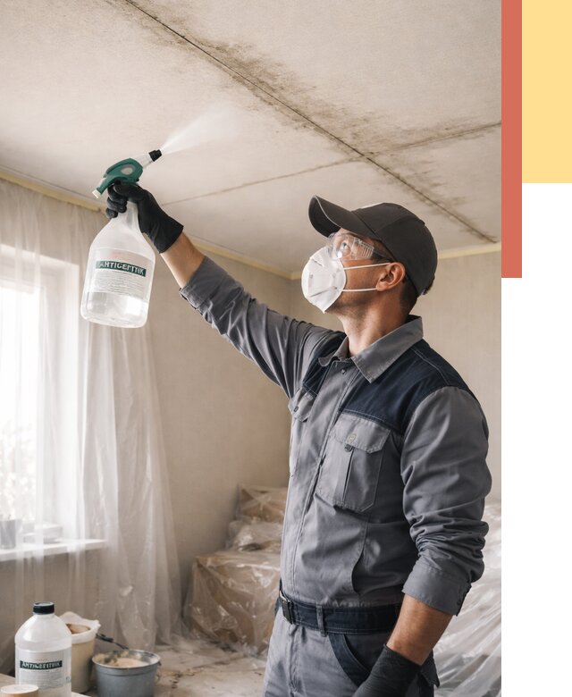 Антисептическая обработка потолка в Чебаркуле от 2684 руб. | ОТДЕЛОЧНИК-Чбр