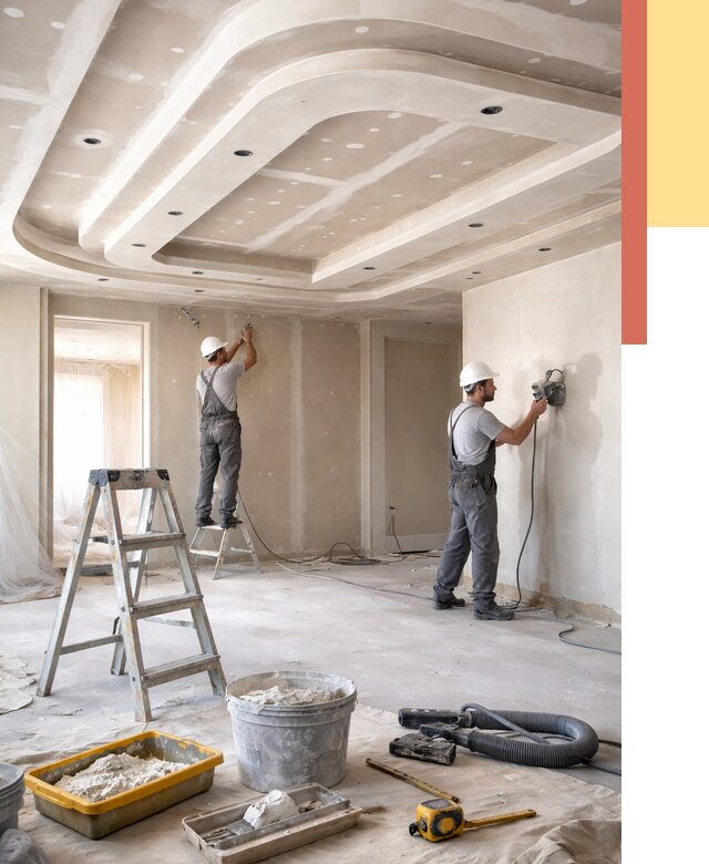 Многоуровневый потолок из гипсокартона в Чебаркуле от 805 руб. под ключ | ОТДЕЛОЧНИК-Чбр