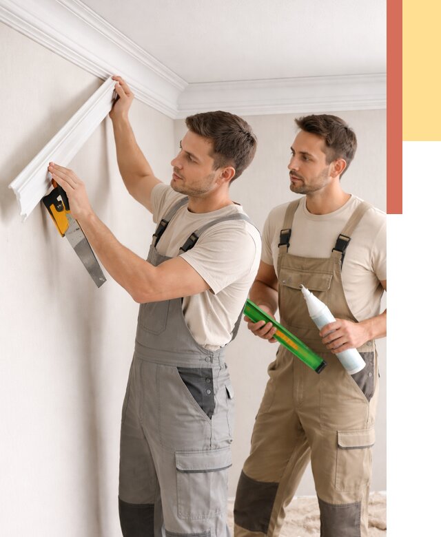 Монтаж потолочного плинтуса в Чебаркуле от 2470 руб. — быстро и недорого | ОТДЕЛОЧНИК-Чбр